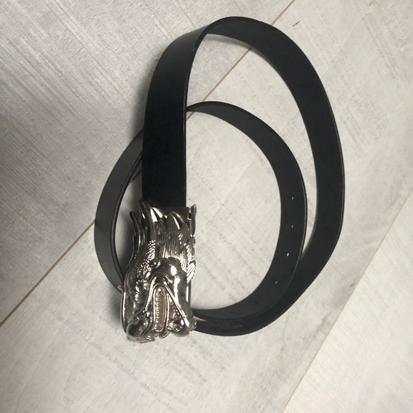 NEW Black Belt - Dragon Vintage Buckle Design - Picture 2 of 8